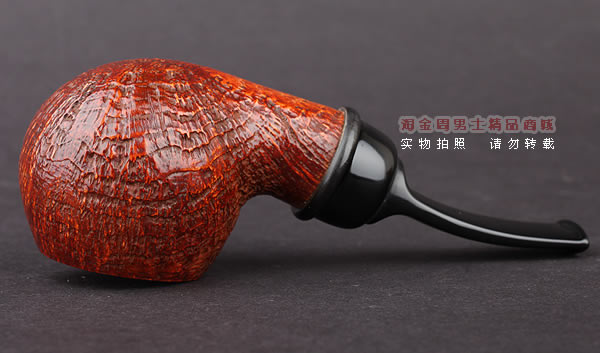 美国大师TODD M.JOHNSON Neptune进口石楠木手工烟斗 粗面24N36-5