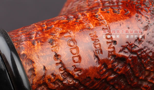 美国大师TODD M.JOHNSON Neptune进口石楠木手工烟斗 粗面24N36-8