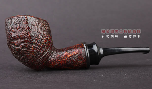 美国大师TODD M.JOHNSON Neptune进口石楠木手工烟斗 粗面24N37-4