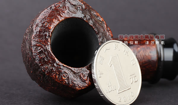 美国大师TODD M.JOHNSON Neptune进口石楠木手工烟斗 粗面24N37-6
