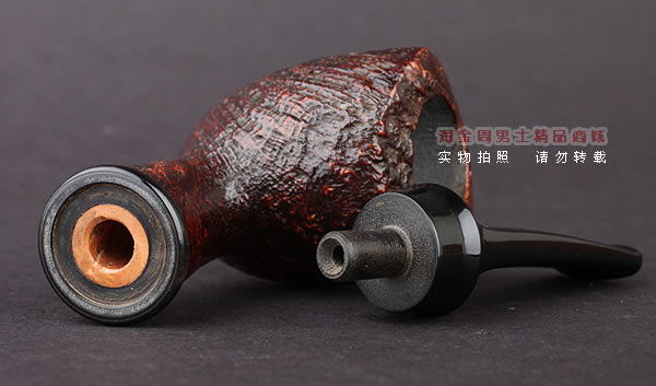 美国大师TODD M.JOHNSON Neptune进口石楠木手工烟斗 粗面24N37-7