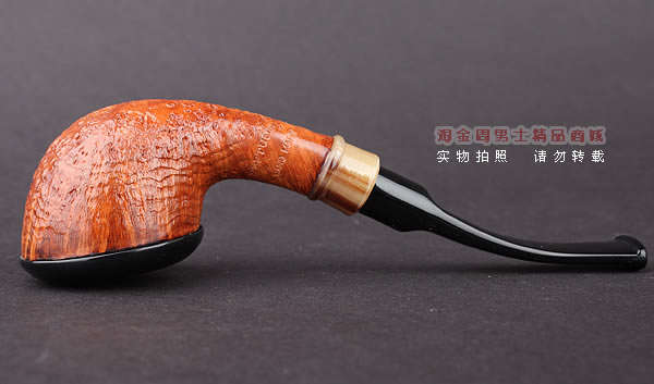 美国大师TODD M.JOHNSON Neptune进口石楠木手工烟斗 粗面24N52-5