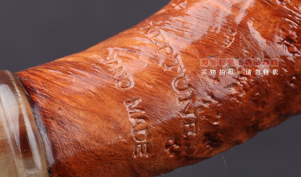 美国大师TODD M.JOHNSON Neptune进口石楠木手工烟斗 粗面24N52-8