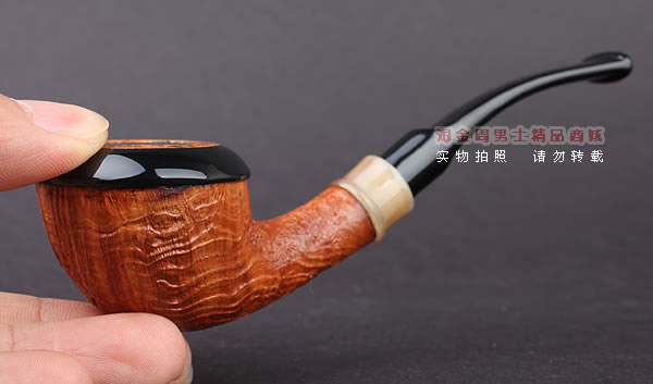 美国大师TODD M.JOHNSON Neptune进口石楠木手工烟斗 粗面24N52-9