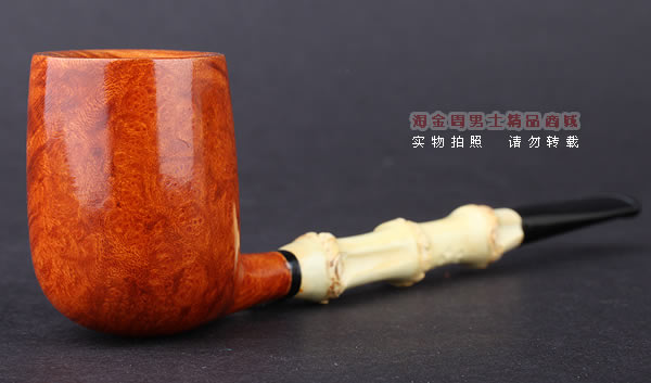 原装正品 加拿大Silver Castle进口石楠木手工烟斗 游侠SC24N66-1