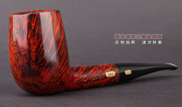 原装进口 法国CHACOM CC石楠木烟斗 2003年度限量斗-1