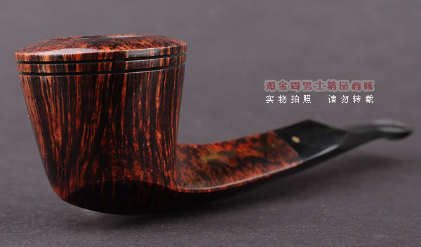 原装正品 进口丹麦大师KAI NIELSEN石楠木烟斗 火焰纹D级Kai45-1