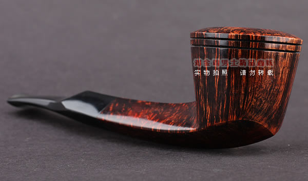 原装正品 进口丹麦大师KAI NIELSEN石楠木烟斗 火焰纹D级Kai45-2