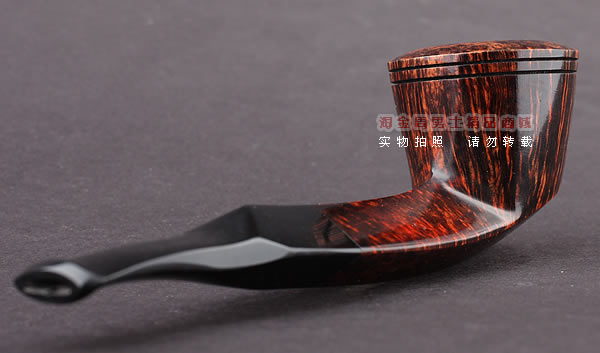 原装正品 进口丹麦大师KAI NIELSEN石楠木烟斗 火焰纹D级Kai45-3