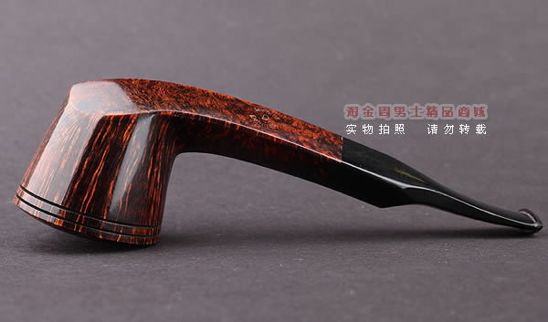 原装正品 进口丹麦大师KAI NIELSEN石楠木烟斗 火焰纹D级Kai45-5