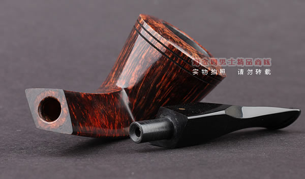 原装正品 进口丹麦大师KAI NIELSEN石楠木烟斗 火焰纹D级Kai45-8