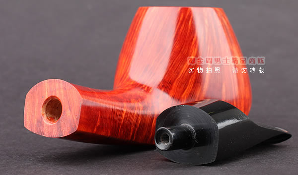 原装正品 进口丹麦大师KAI NIELSEN石楠木烟斗 火焰纹D级Kai46-8