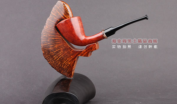 原装进口 加拿大Silver Castle SC石楠木牛角烟斗架 风帆斗架02-2