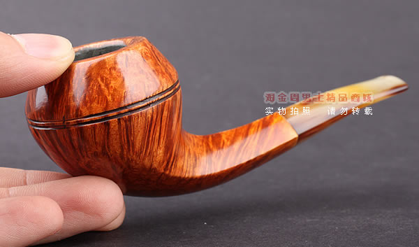 原装进口 加拿大Silver Castle SC石楠木手工烟斗 三骑兵QB01-10