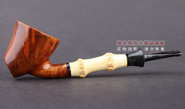 原装进口 加拿大Silver Castle SC石楠木手工烟斗 三骑兵QB03-4