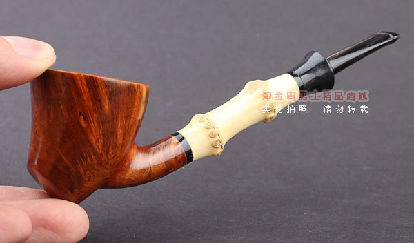 原装进口 加拿大Silver Castle SC石楠木手工烟斗 三骑兵QB03-9