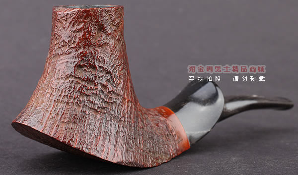 原装进口 加拿大Silver Castle SC石楠木手工烟斗 荣耀骑兵QB07-1