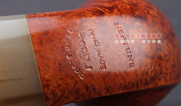 美国大师TODD M.JOHNSON Neptune进口石楠木手工烟斗TN09-9