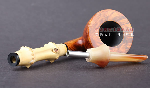 原装进口 加拿大Silver Castle SC石楠木手工烟斗 两游侠YX08-7