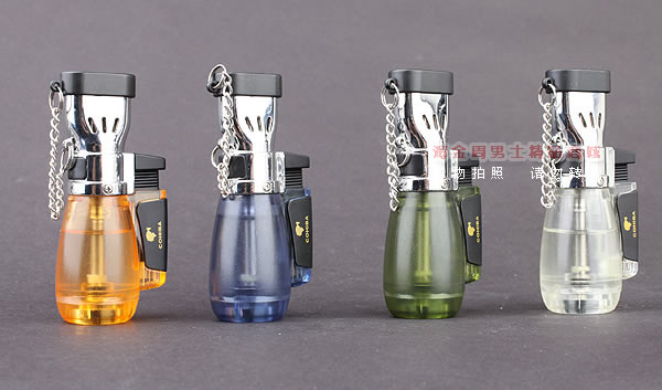 皇冠烟具 高希霸cohiba雪 茄打火机 防风直冲火 火云COB-278-6