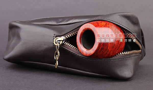 原装进口 爱尔兰彼德森peterson真皮烟斗包 单斗烟丝包POU149-6