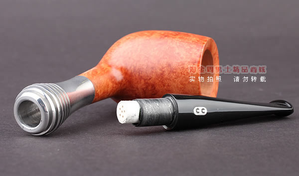 进口烟具 正品法国CHACOM CC石楠木烟斗 六件套装螺丝原木斗186-7