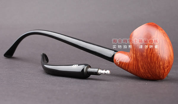 原装进口 法国CC CHACOM石楠木烟斗 5件套装双嘴斗 长短嘴 925-2