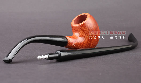 原装进口 法国CC CHACOM石楠木烟斗 5件套装双嘴斗 长短嘴 925-3
