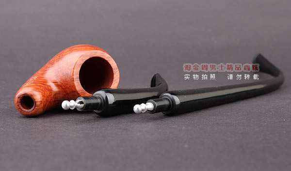 原装进口 法国CC CHACOM石楠木烟斗 5件套装双嘴斗 长短嘴 925-7