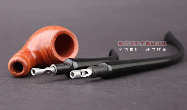 原装进口 法国CC CHACOM石楠木烟斗 5件套装双嘴斗 长短嘴 926-7