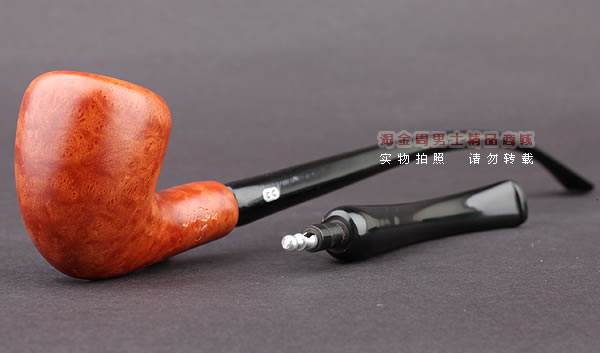 原装进口 法国CC CHACOM石楠木烟斗 5件套装双嘴斗 长短嘴 95-1