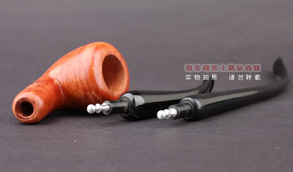 原装进口 法国CC CHACOM石楠木烟斗 5件套装双嘴斗 长短嘴 95-7