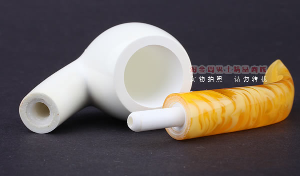 原装进口 意大利LUBINSKI鲁宾斯基海泡石烟斗 5件套装L24-7