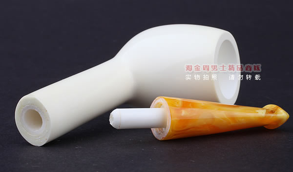 原装进口 意大利LUBINSKI鲁宾斯基海泡石烟斗 5件套装L27-7