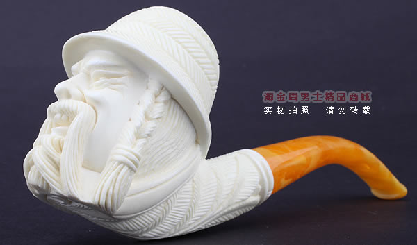 原装进口 意大利LUBINSKI鲁宾斯基大号海泡石烟斗 6件套装L31-1