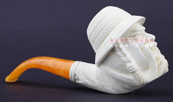 原装进口 意大利LUBINSKI鲁宾斯基大号海泡石烟斗 6件套装L31-2