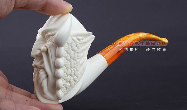 原装进口 意大利LUBINSKI鲁宾斯基大号海泡石烟斗 6件套装L32-10