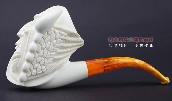 原装进口 意大利LUBINSKI鲁宾斯基大号海泡石烟斗 6件套装L32-4