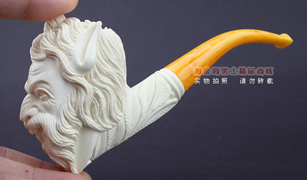 原装进口 意大利LUBINSKI鲁宾斯基大号海泡石烟斗 6件套装L33-10