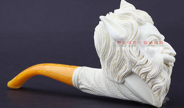 原装进口 意大利LUBINSKI鲁宾斯基大号海泡石烟斗 6件套装L33-2