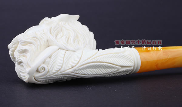 原装进口 意大利LUBINSKI鲁宾斯基大号海泡石烟斗 6件套装L33-5