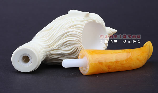 原装进口 意大利LUBINSKI鲁宾斯基大号海泡石烟斗 6件套装L33-8