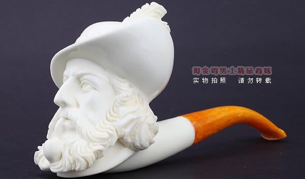 原装进口 意大利LUBINSKI鲁宾斯基大号海泡石烟斗 6件套装L34-1