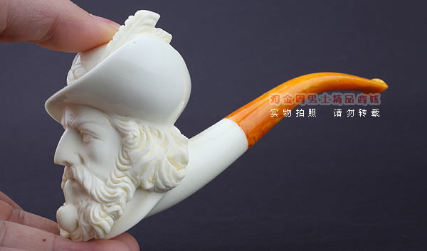 原装进口 意大利LUBINSKI鲁宾斯基大号海泡石烟斗 6件套装L34-10