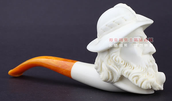 原装进口 意大利LUBINSKI鲁宾斯基大号海泡石烟斗 6件套装L34-2