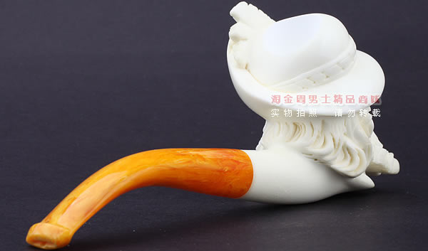 原装进口 意大利LUBINSKI鲁宾斯基大号海泡石烟斗 6件套装L34-3