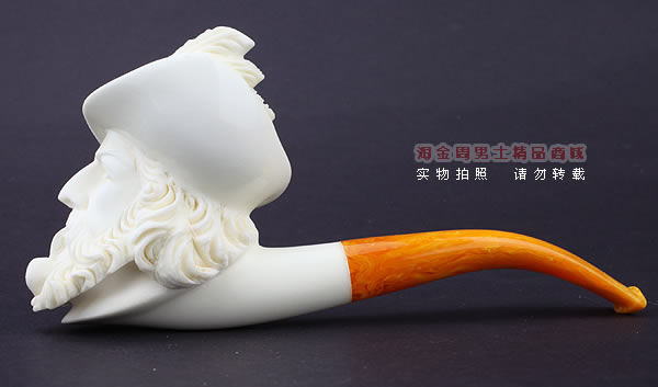 原装进口 意大利LUBINSKI鲁宾斯基大号海泡石烟斗 6件套装L34-4