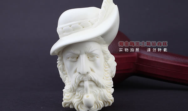 原装进口 意大利LUBINSKI鲁宾斯基大号海泡石烟斗 6件套装L34-8