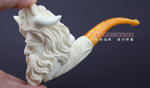 原装进口 意大利LUBINSKI鲁宾斯基大号海泡石烟斗 6件套装L35-11