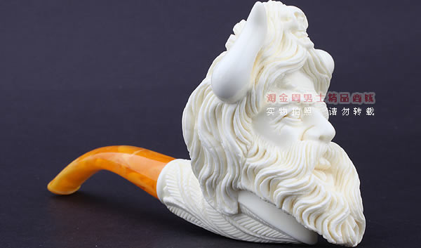 原装进口 意大利LUBINSKI鲁宾斯基大号海泡石烟斗 6件套装L35-2